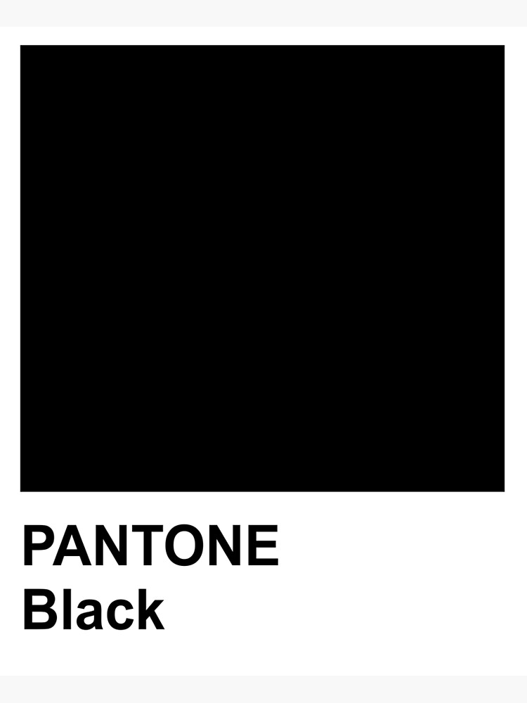 pantone black